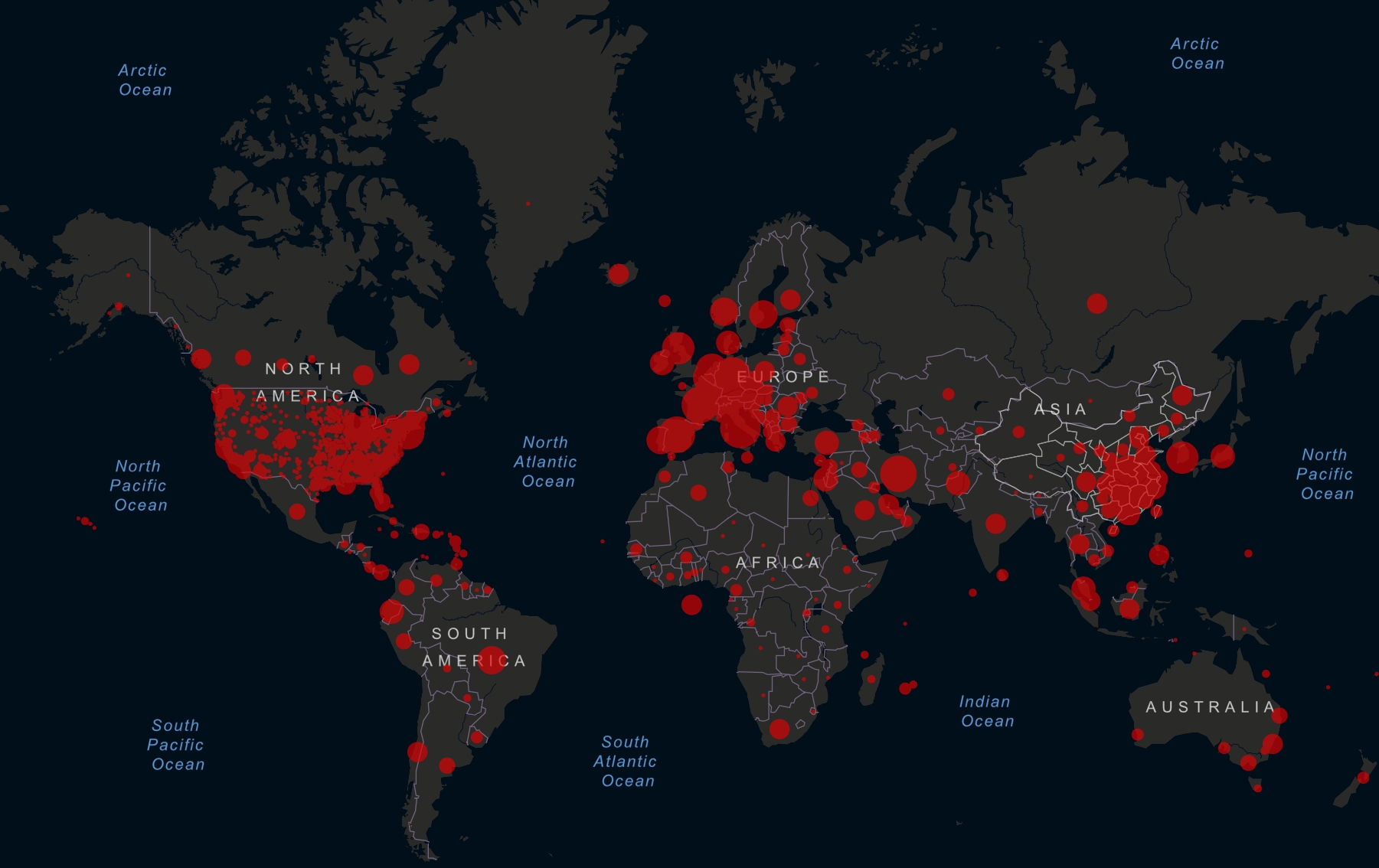 Foto: Coronavirus interaktive Karte