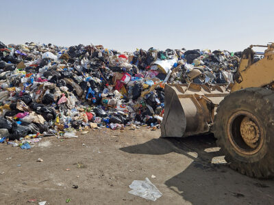Foto: Hausmüll in Riad in der Recyclinganlage © MVW Lechtenberg Projektentwicklung