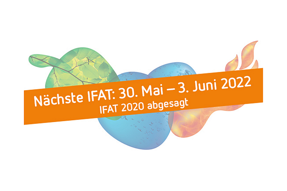 Logo: IFAT 2022 vom 30. Mai bis zum 3. Juni - Messe München