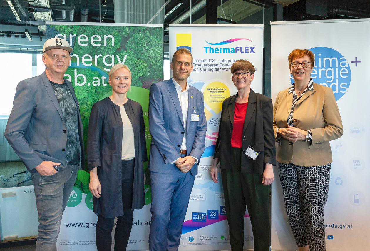 Foto: Mathias SCHAFFER, Linda KIRCHBERGER, Joachim KELZ, Henriette SPYRA, Theresia VOGEL © Green Energy Lab, Stephanie Weinhappel