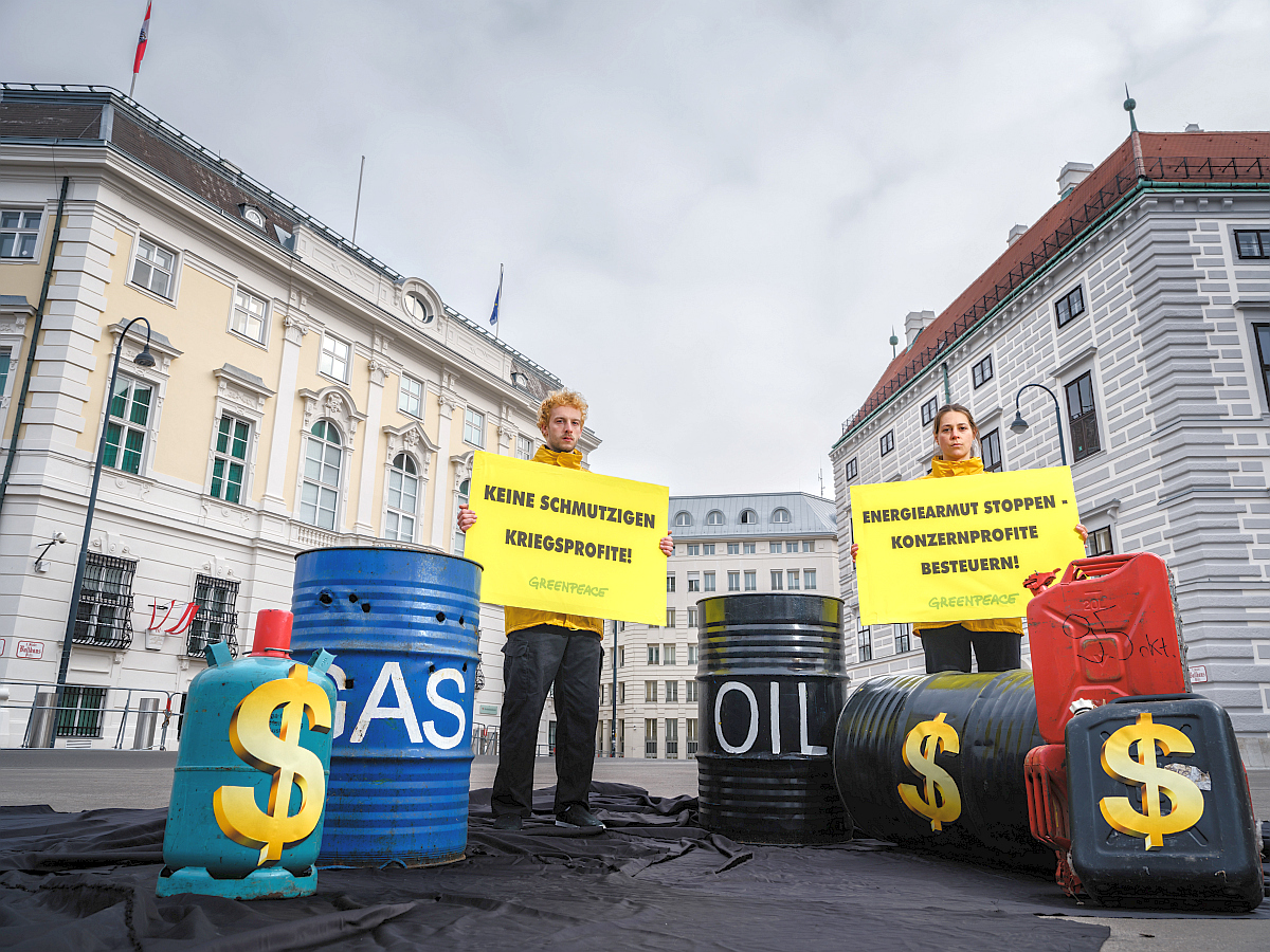 Foto: Ölindustrie © Mitja Kobal, Greenpeace