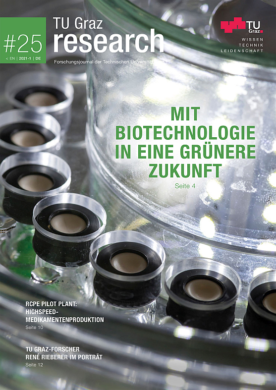 Foto: TU Graz research #25, Cover