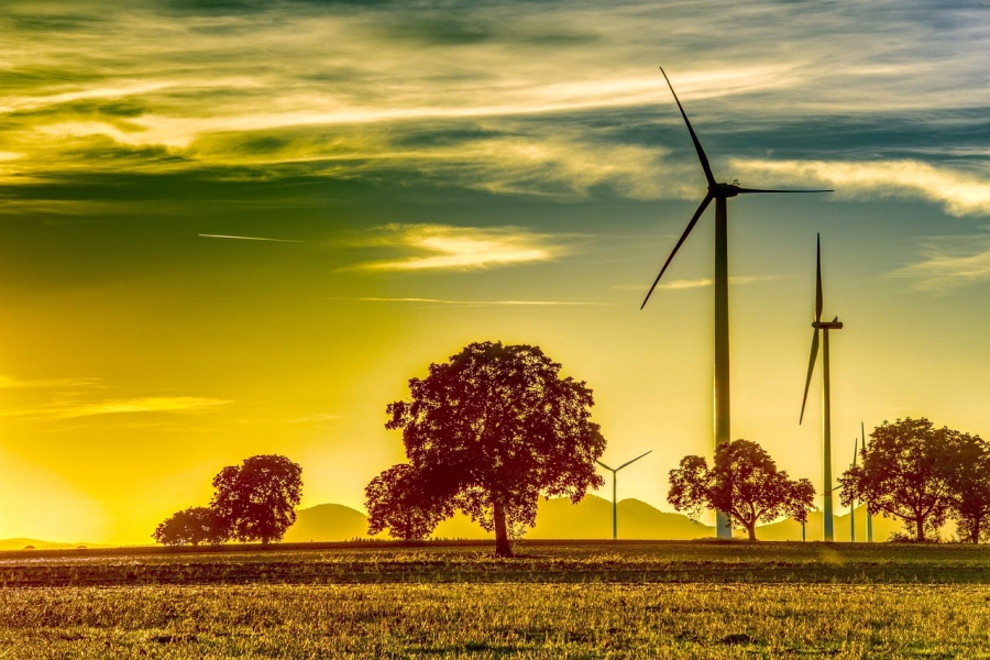 Bild: Windenergie © Bild von Markus Distelrath auf Pixabay