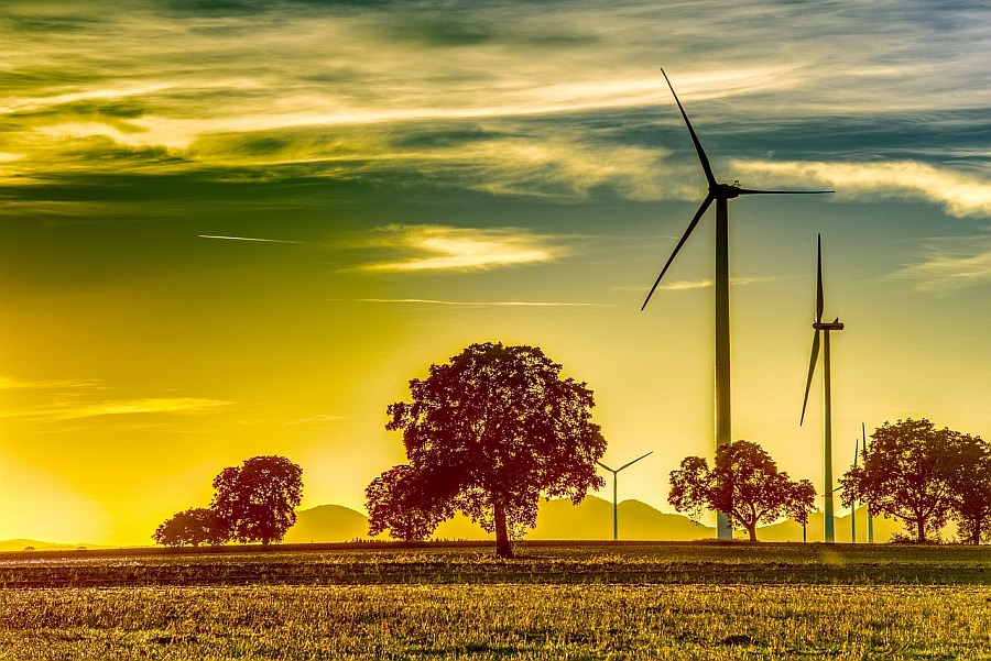 Foto: Windenergie © Bild von Markus Distelrath auf Pixabay