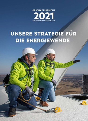 Foto: Windkraft Simonsfeld - Geschäftsbericht, Cover