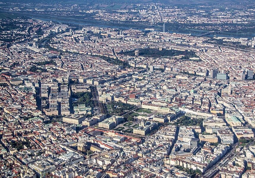 Foto: Wien, Luftaufnahme