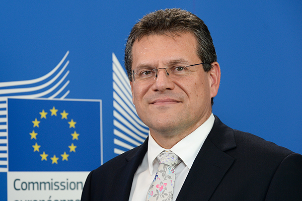 Foto: Vizepräsident der EU-Kommission Maroš Šefčovič